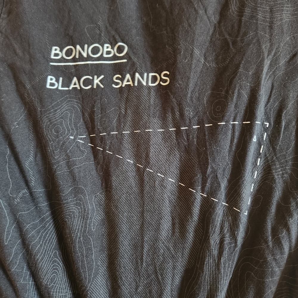 Bonobo Black Sands Tshirt Mens Size Medium